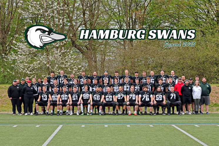 Hamburg Swans Team 2025, Foto: HB Fotografie, Holger Beck Hamburg-Swans-2025-vorschau