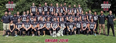 Hamburg Huskies II Team 2018 als Facebook Titelbild