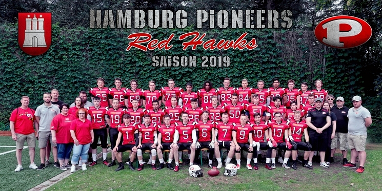 Hamburg Red Hawks Team 2019, Foto: HB Fotografie, Holger Beck Hamburg-Red-Hawks-2019-vorschau