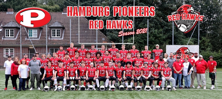 Hamburg Red Hawks Team 2021, Foto: HB Fotografie, Holger Beck Hamburg-Red-Hawks-2021-vorschau