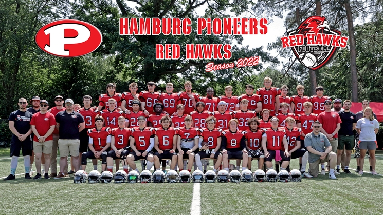 Hamburg Red Hawks Team 2022, Foto: HB Fotografie, Holger Beck Hamburg-Red-Hawks-2022-vorschau