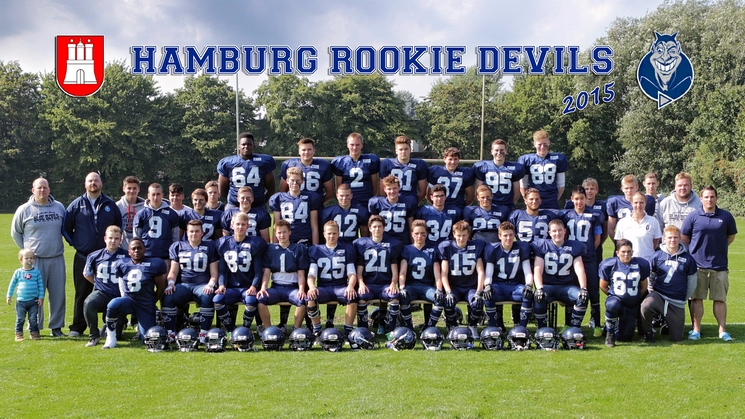 Hamburg Rookie Devils Team 2015, Foto: HB-Fotografie, Holger Beck Hamburg-Rookie-Devils-2015-vorschau